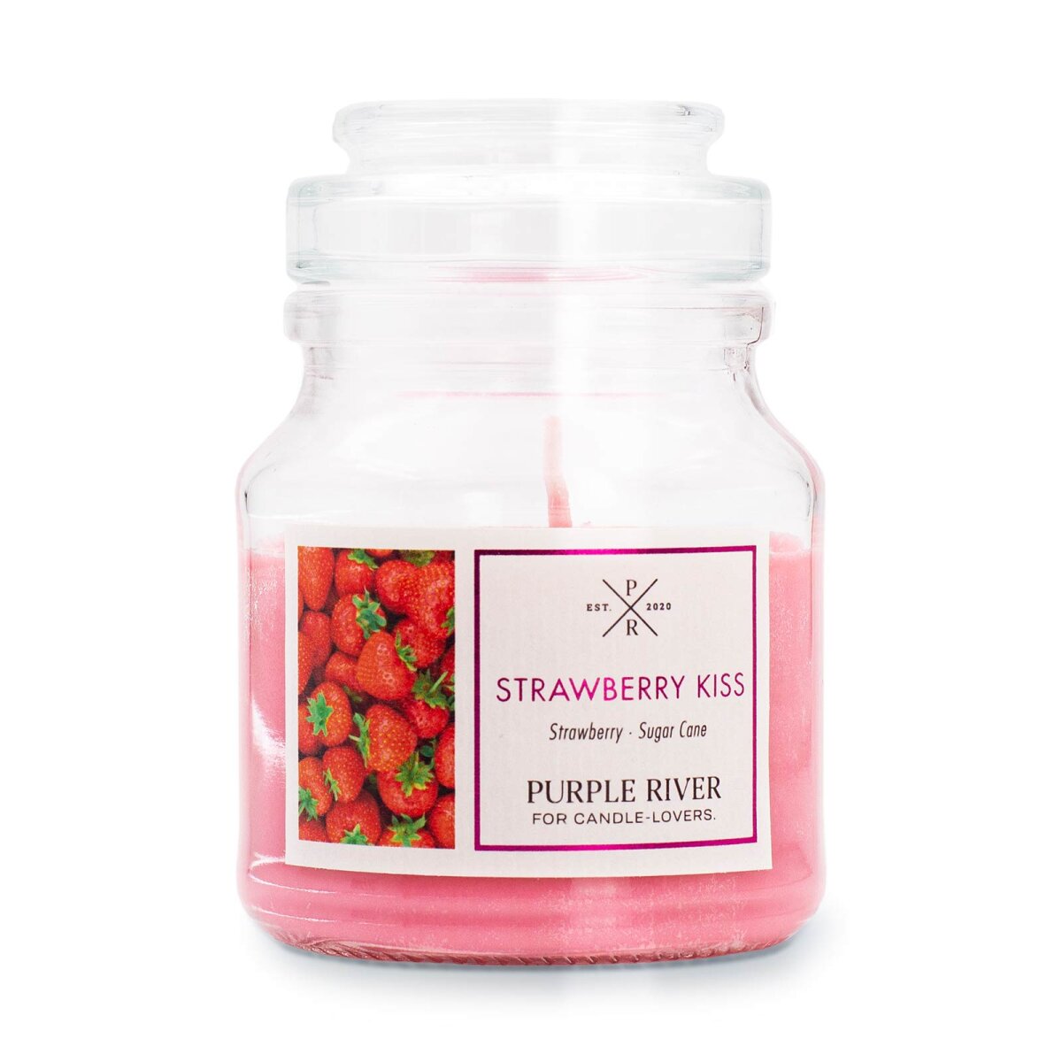 Strawberry Kiss - 113g Purple River Scented Candle