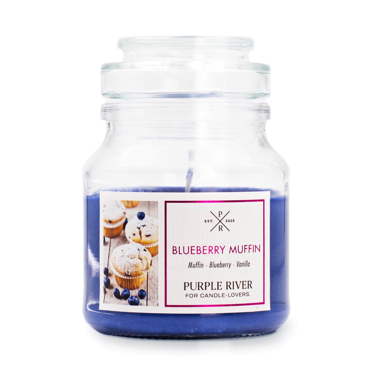 Blueberry Muffin - 113g Purple River Scented Candle