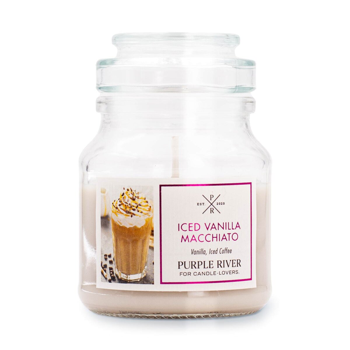 Iced Vanilla Macchiato - 113g Purple River Scented Candle
