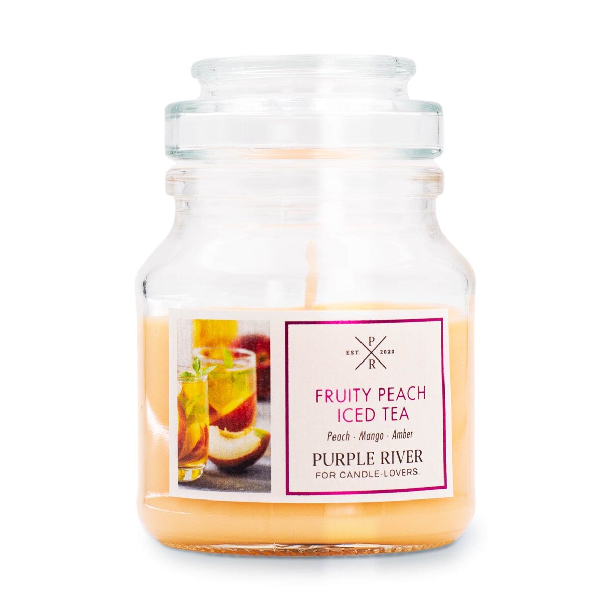 Fruity Peach Iced Tea - 113g Purple River Scented Candle