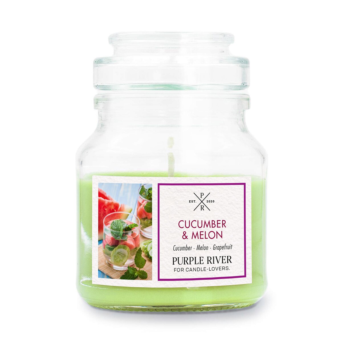 Cucumber Melon - 113g Purple River Scented Candle
