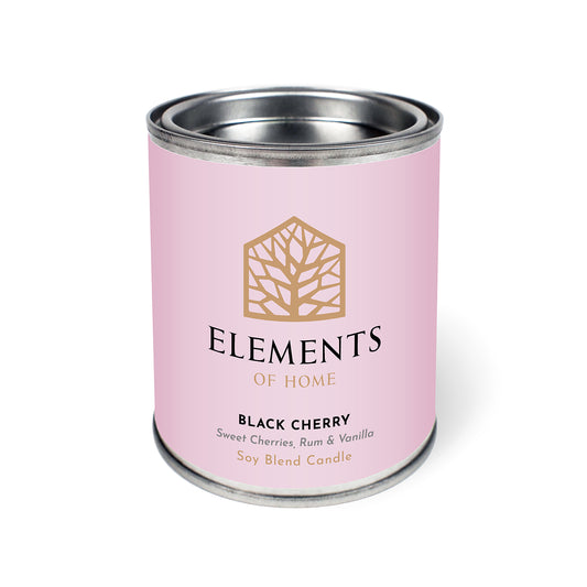 Black Cherry Candle In A Tin