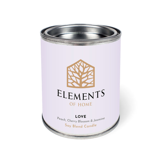 Love Candle In A Tin