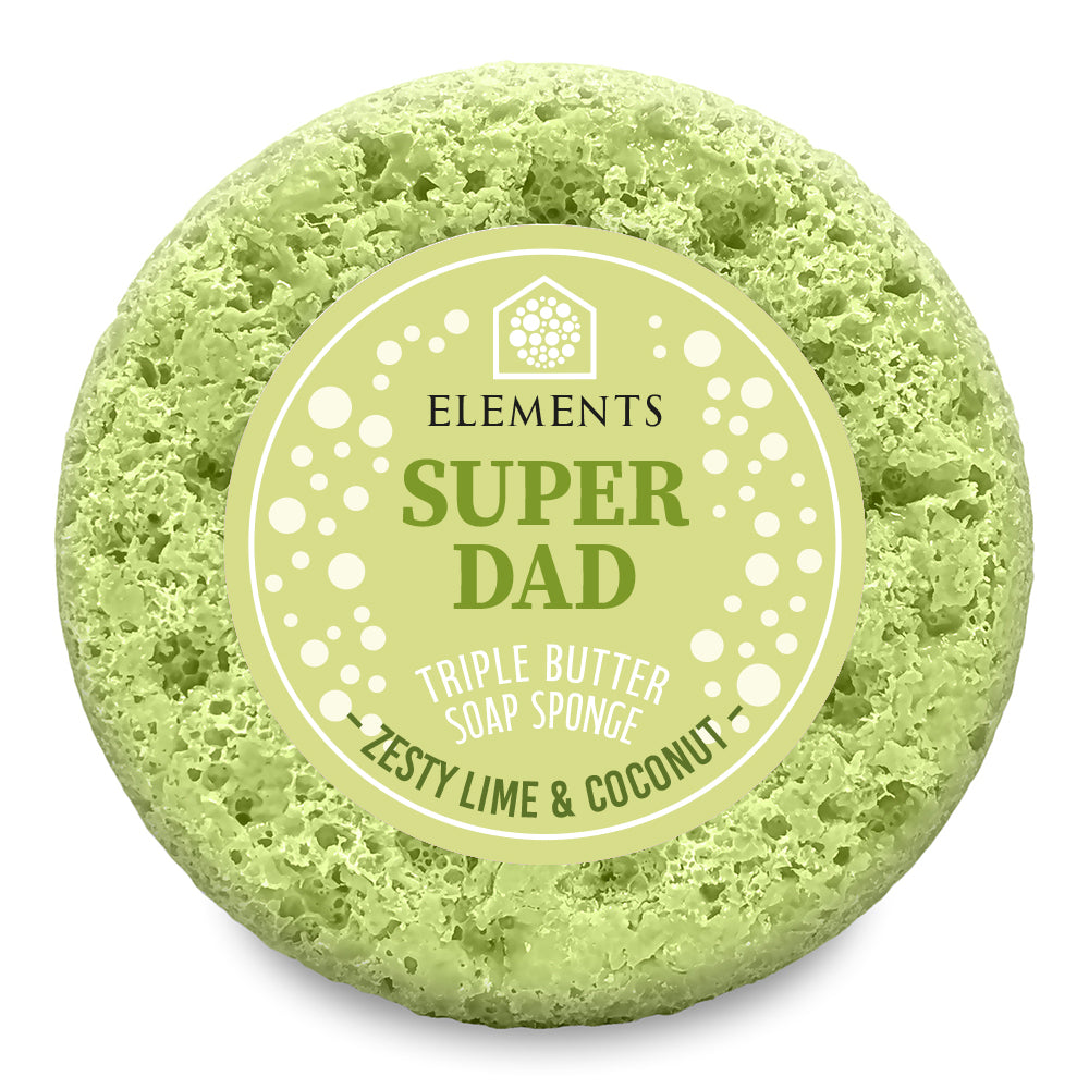 Super Dad - Zesty Lime & Coconut Soap Sponge