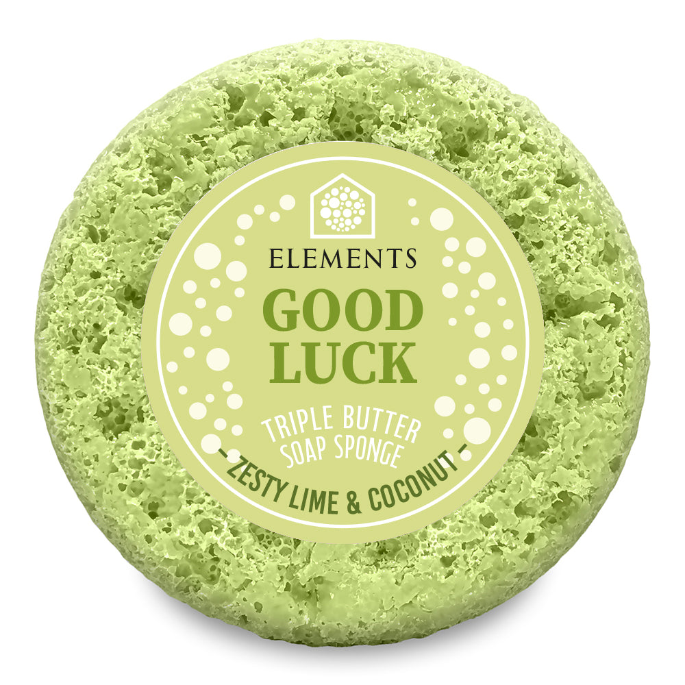 Good Luck - Zesty Lime & Coconut Soap Sponge