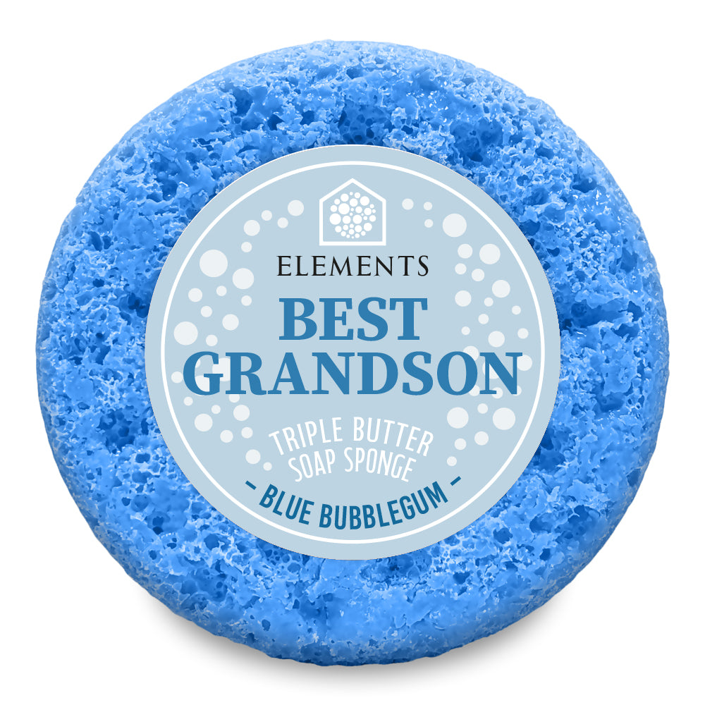 Best Grandson - Bubblegum Soap Sponge