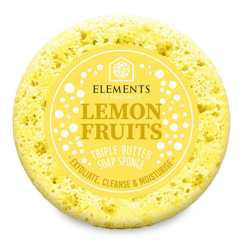 Lemon Fruits Soap Sponge