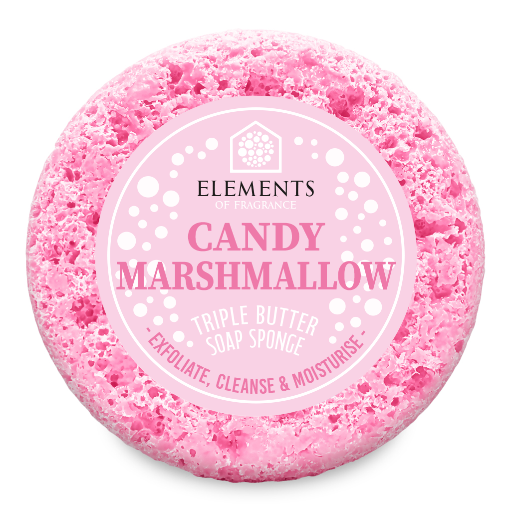Candy Marshmallow Soap Sponge