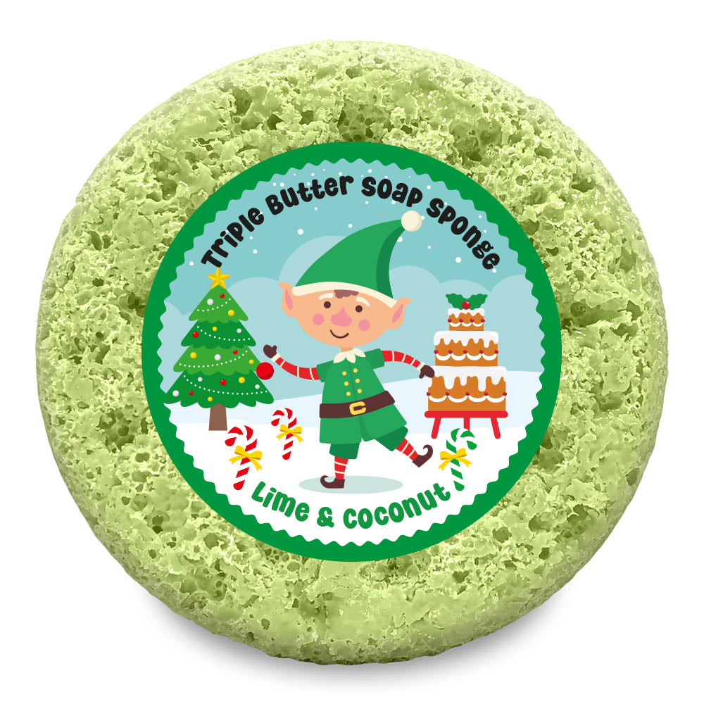 Boy Elf Lime & Coconut Soap Sponge