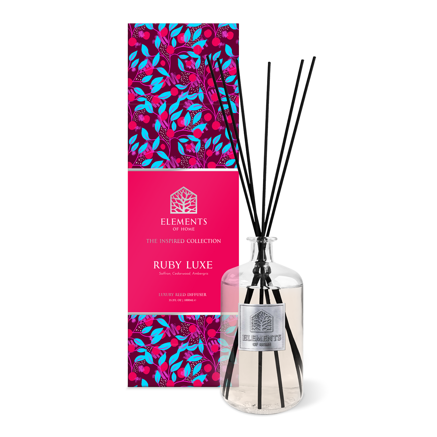 Ruby Luxe 1000ml Inspired Reed Diffuser
