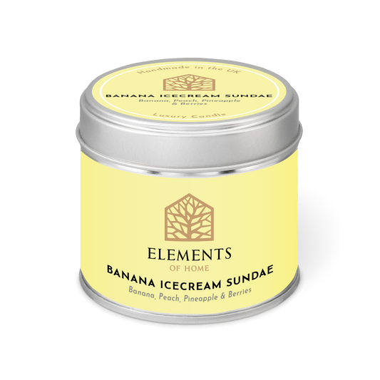 Banana Icecream Sundae Candle In A Tin 180g