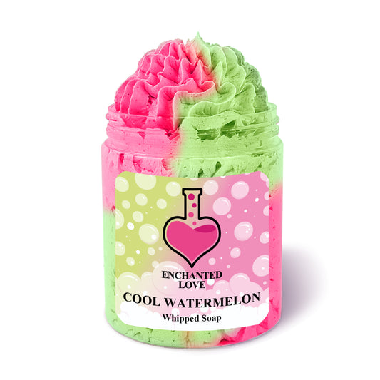 Cool Watermelon Whipped Soap