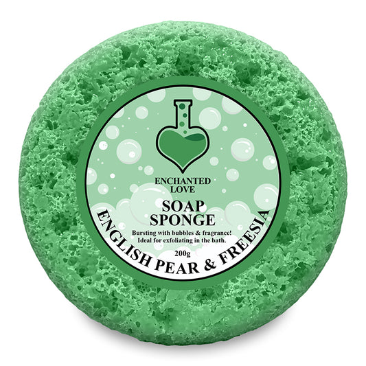English Pear & Freesia Soap Sponge