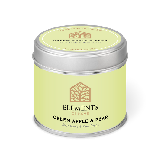 Green Apple & Pear Candle In A Tin 180g