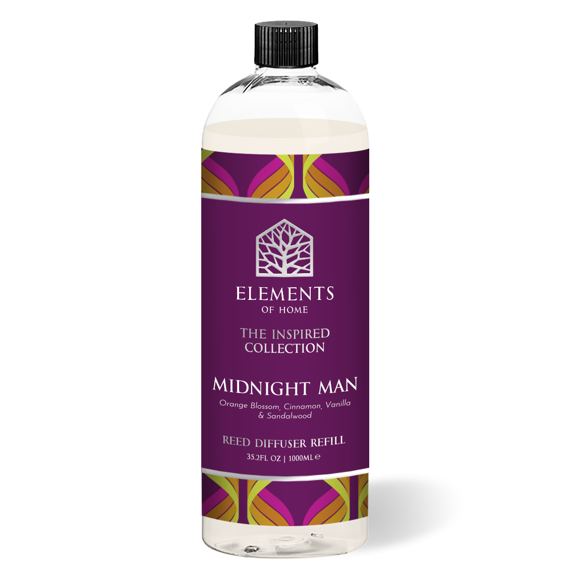 Midnight Man 1000ml Inspired Diffuser Refill