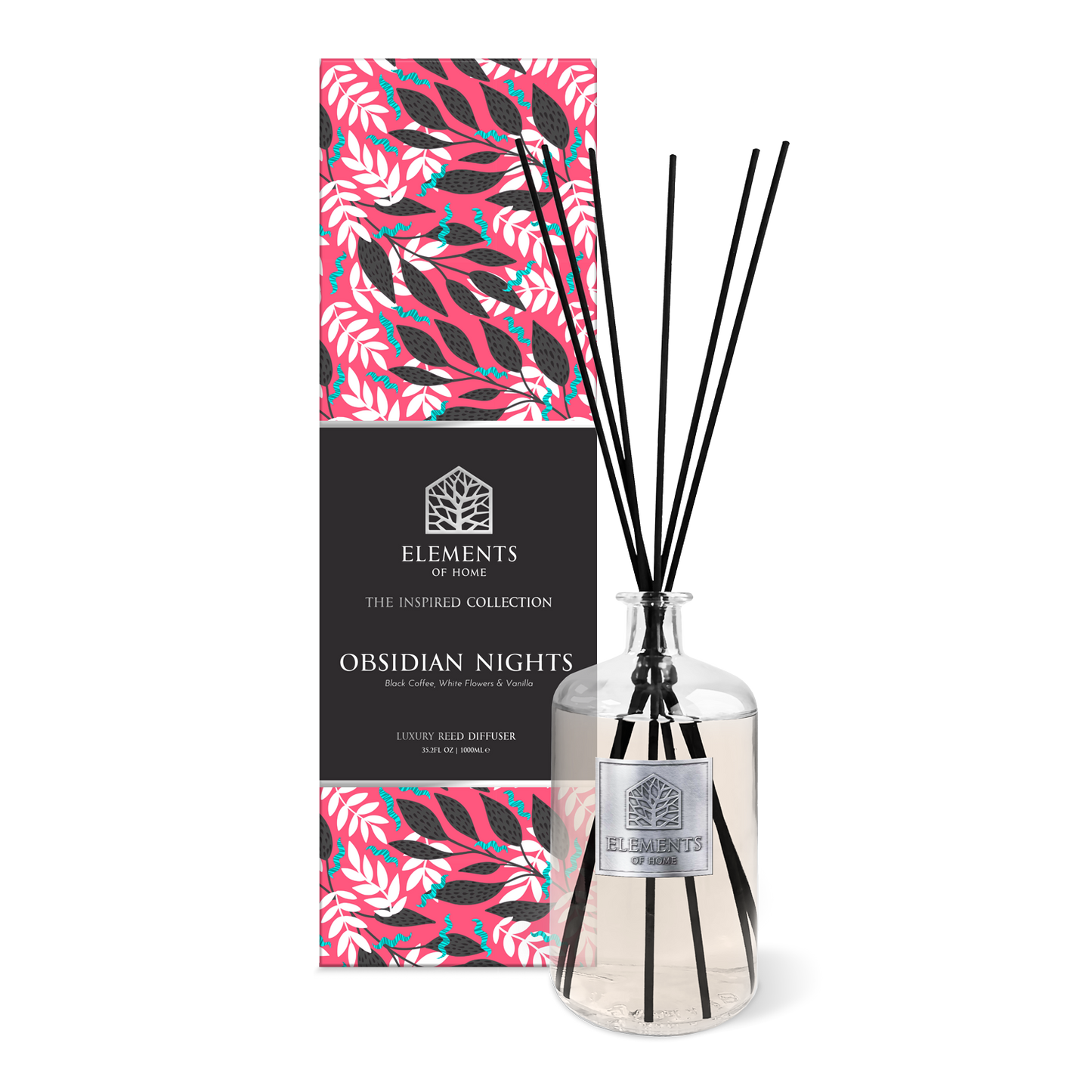 Obsidian Nights 1000ml Inspired Reed Diffuser