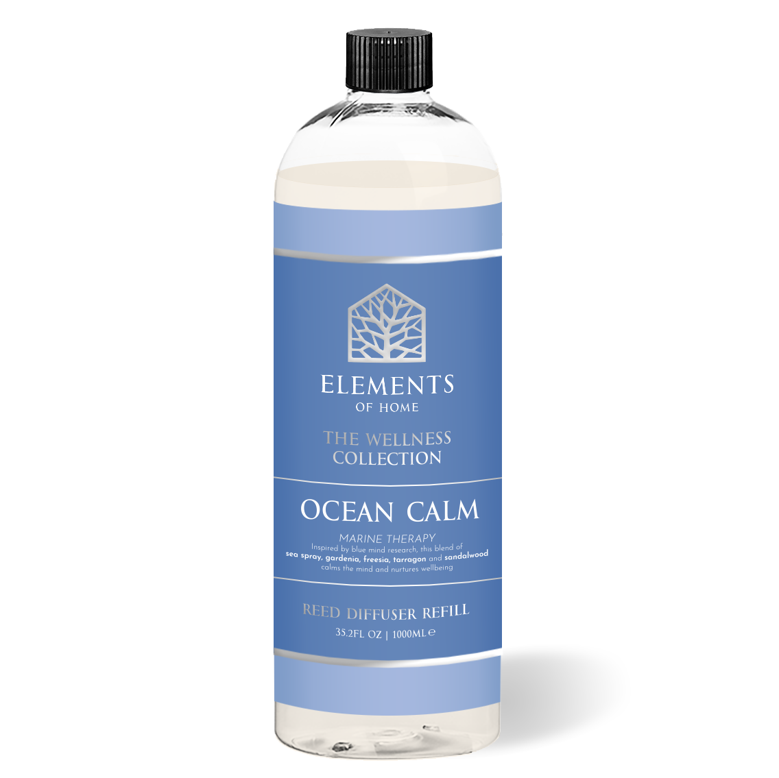 Ocean Calm 1000ml Wellness Diffuser Refill - Ocean Therapy