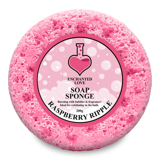Raspberry Ripple Soap Sponge