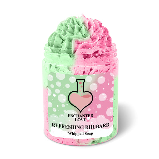 Refreshing Rhubarb Whipped Soap