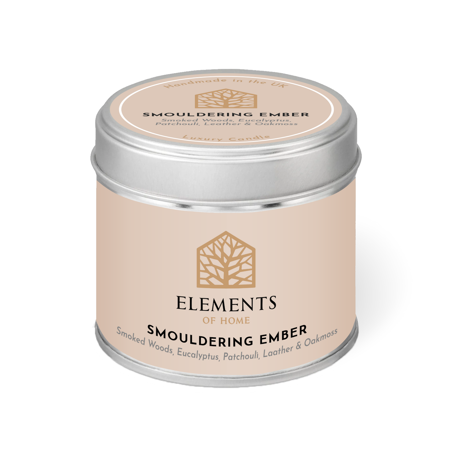 Smouldering Ember Candle In A Tin
