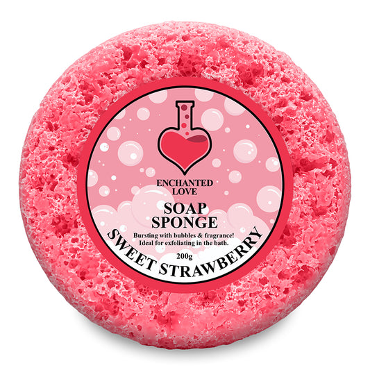 Sweet Strawberry Soap Sponge