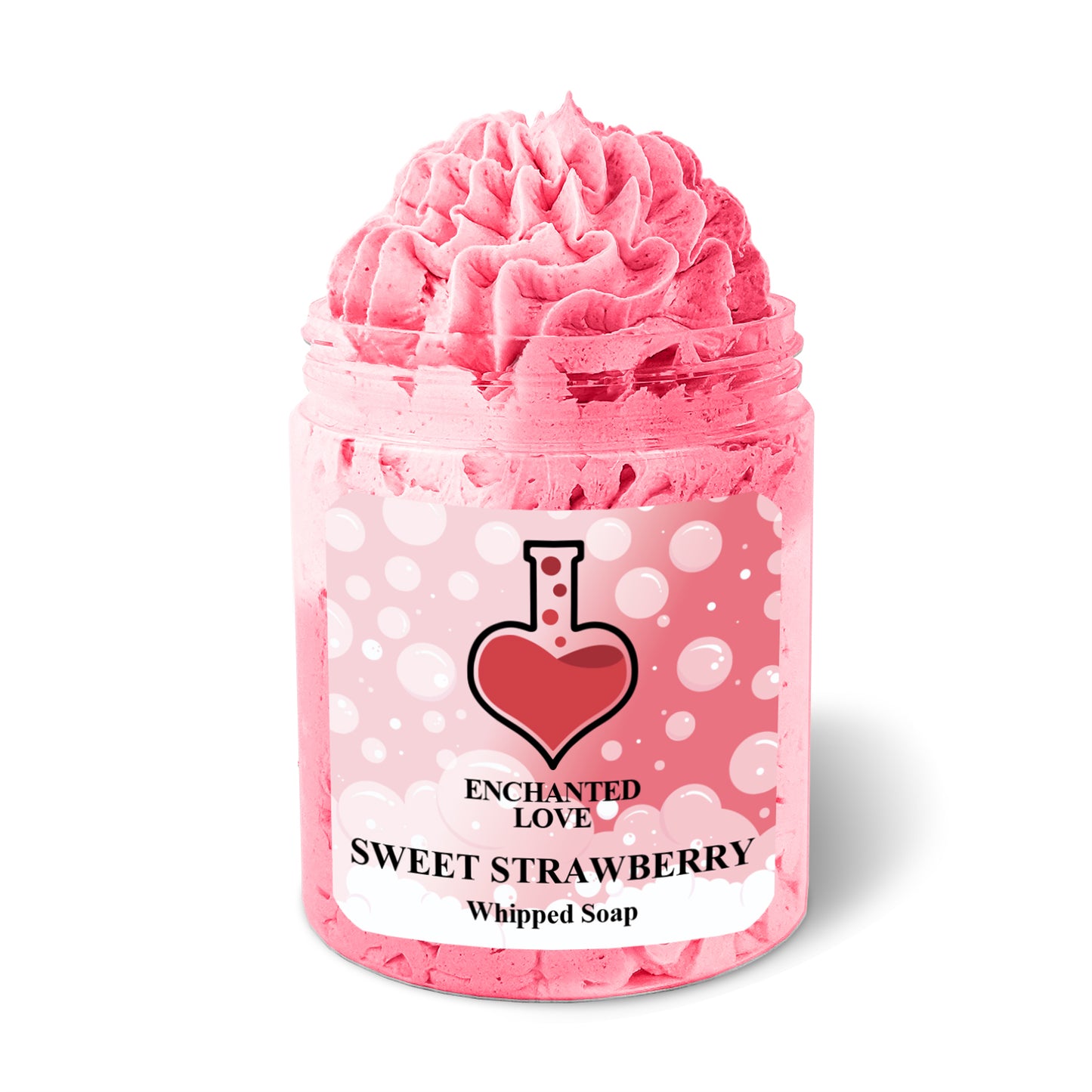 Sweet Strawberry Whipped Soap
