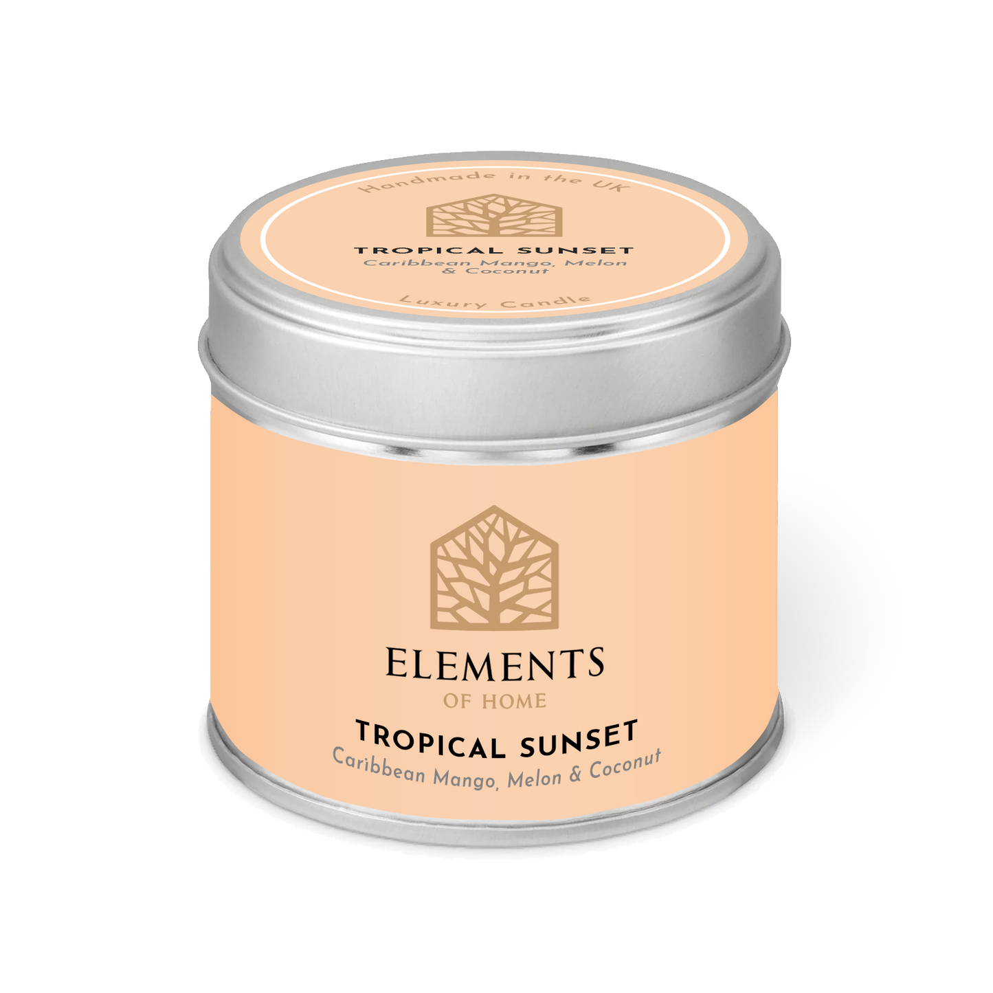 Tropical Sunset Candle In A Tin 180g