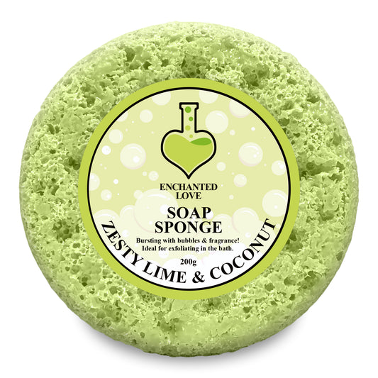 Zesty Lime & coconut Soap Sponge