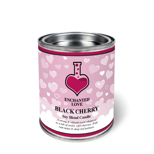 Black Cherry Tin Candle