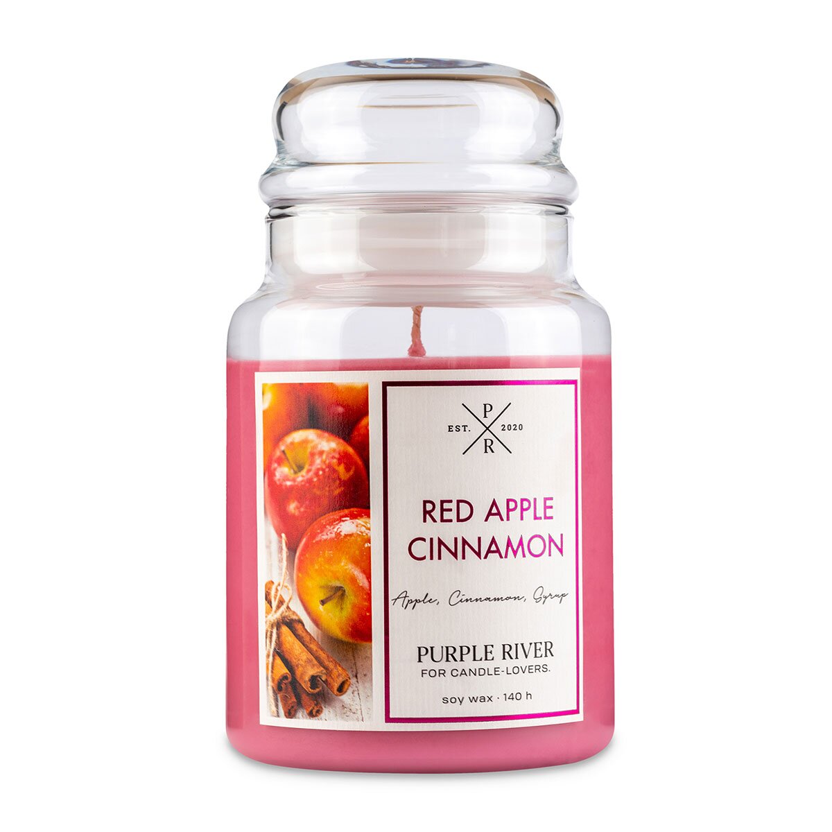 Red Apple Cinnamon - 623g Purple River Scented Candle