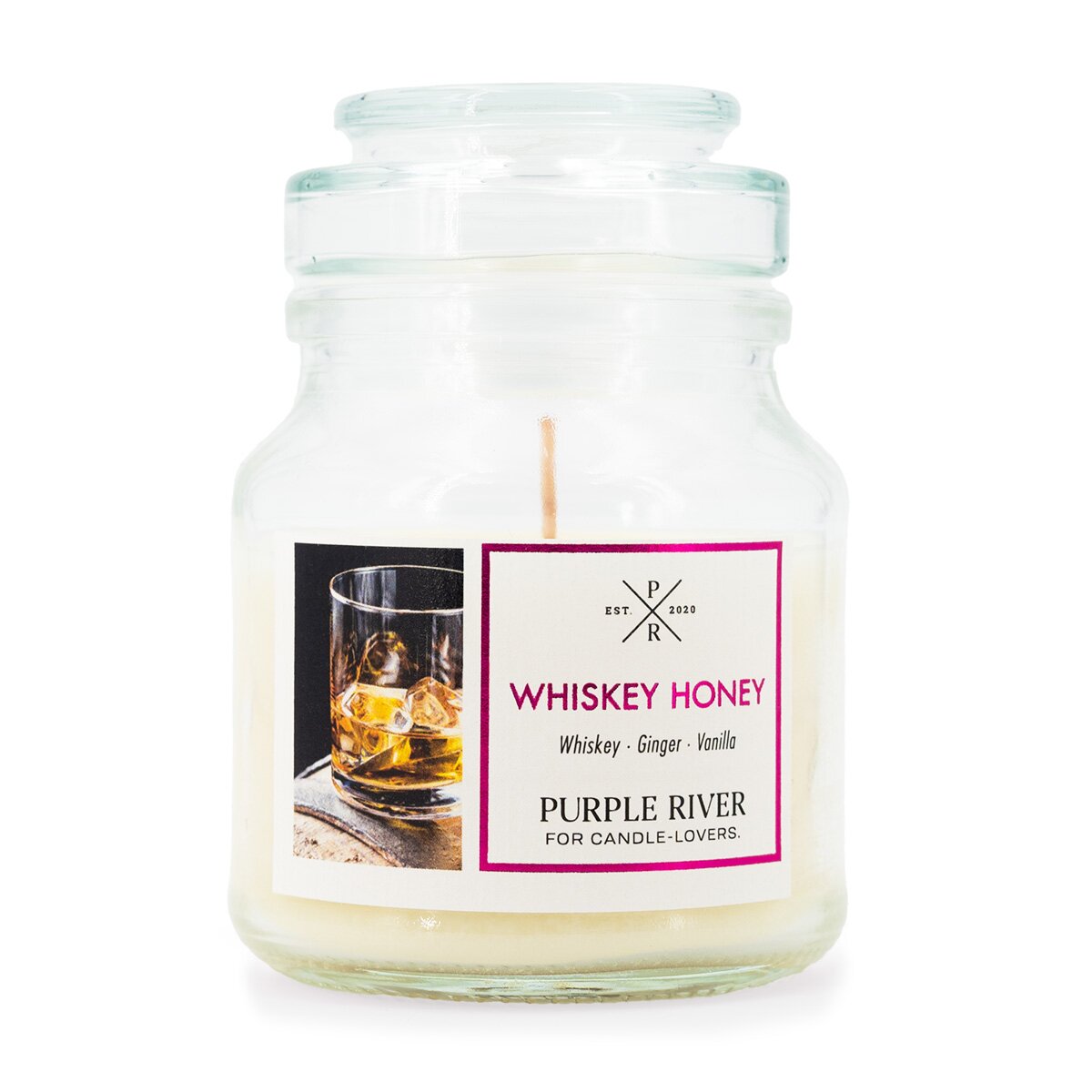 Whiskey Honey - 113g Purple River Scented Candle