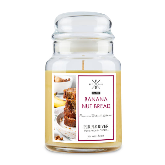 Banana Nut Bread - 623g Purple River Scented Candle