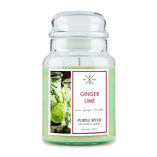 Ginger Lime - 623g Purple River Scented Candle