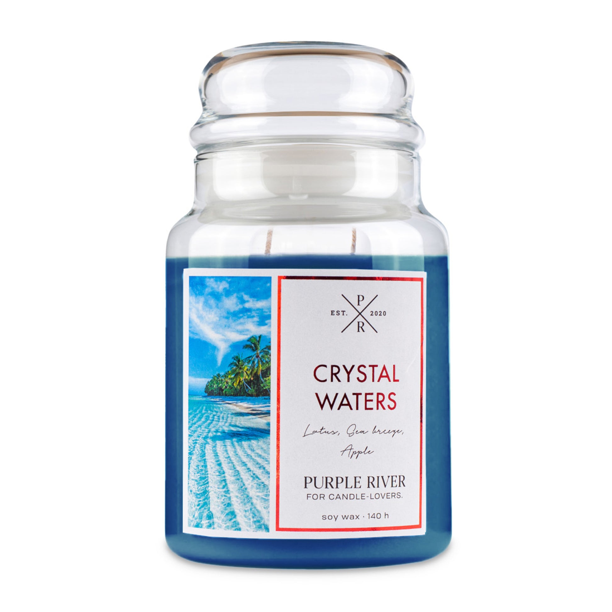 Crystal Waters - 623g Purple River Scented Candle