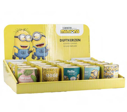 Minions All Year 20 x 110g Scented Candle Countertop Display