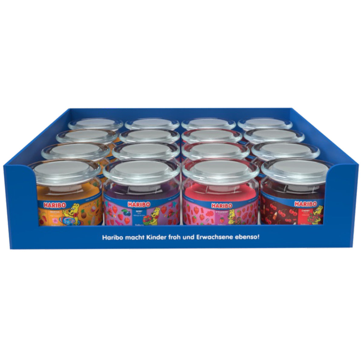 Counter Display 16 x 300g Scented Candle Haribo