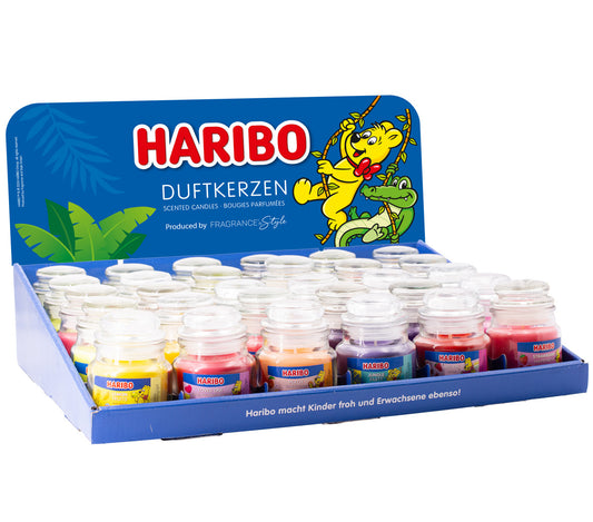 Counter Display Island 30 x 85g Scented Candle Haribo