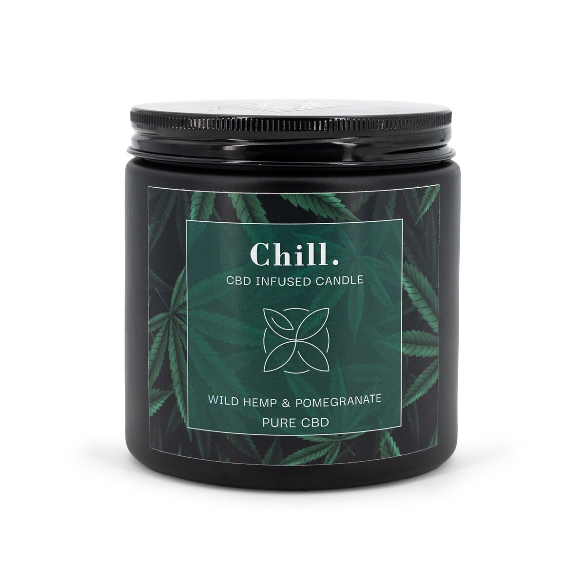 Chill - Wild Hemp & Pomegranate 350g CBD Scented Candle