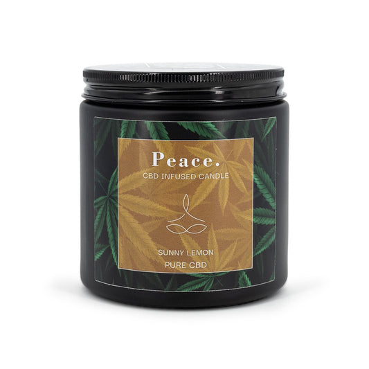 Peace - Oud Amber 350g CBD Scented Candle