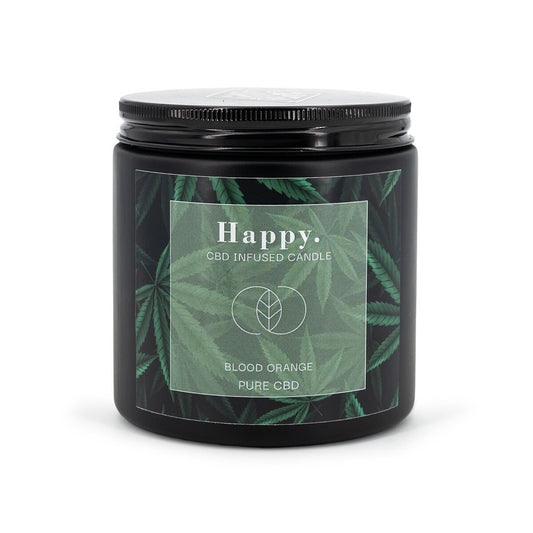 Happy - Blood Orange 350g CBD Scented Candle