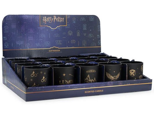 Harry Potter Black & Gold 20 x 135g Scented Candle CDU