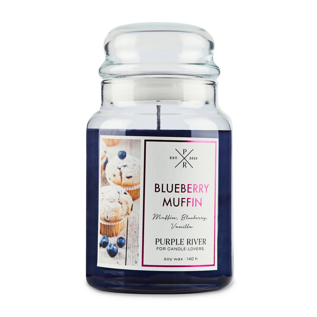 Blueberry Muffin - 623g Purple River Scented Candle