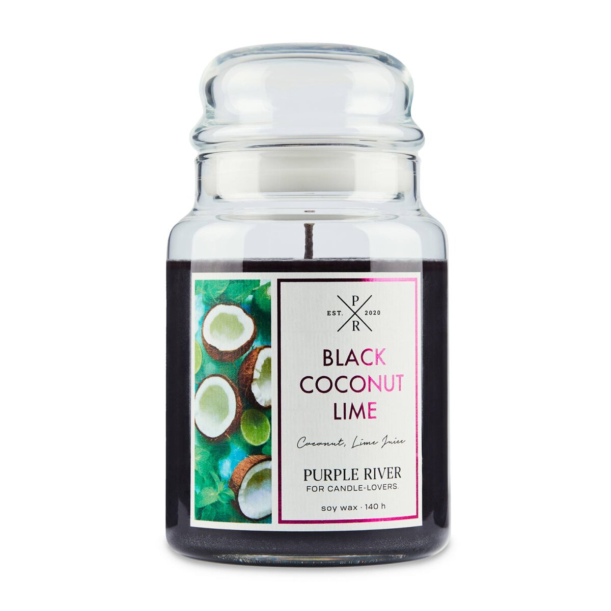 Black Coconut Lime - 623g Purple River Scented Candle