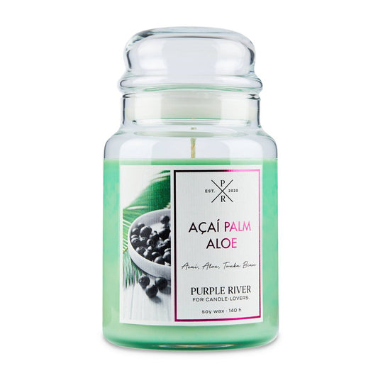 Acai Palm Aloe - 623g Purple River Scented Candle