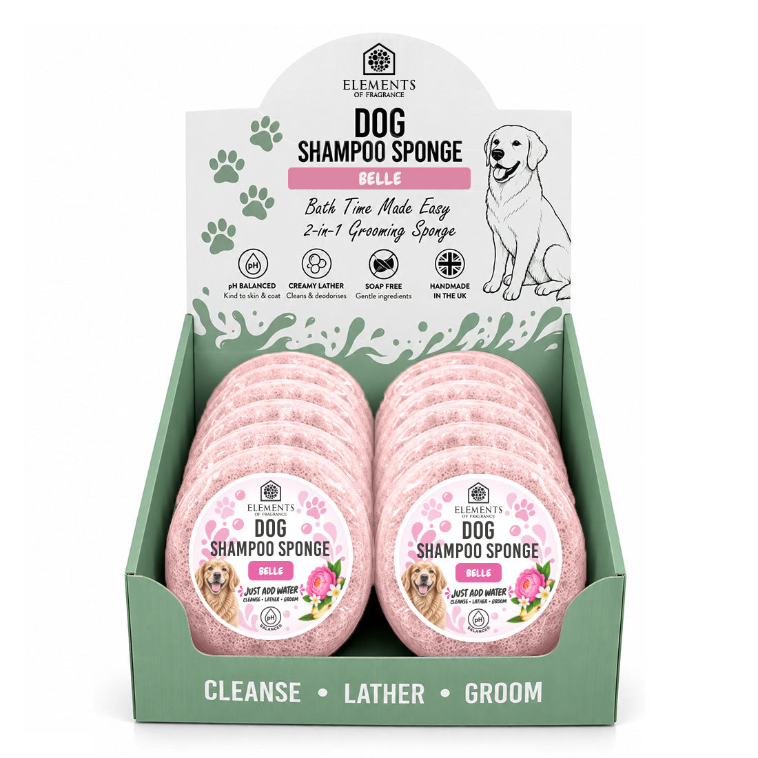 Dog Shampoo Sponge CDU