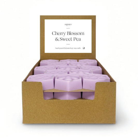 Cherry Blossom & Sweet Pea - Wax Melt Display Box - 52 x 16g