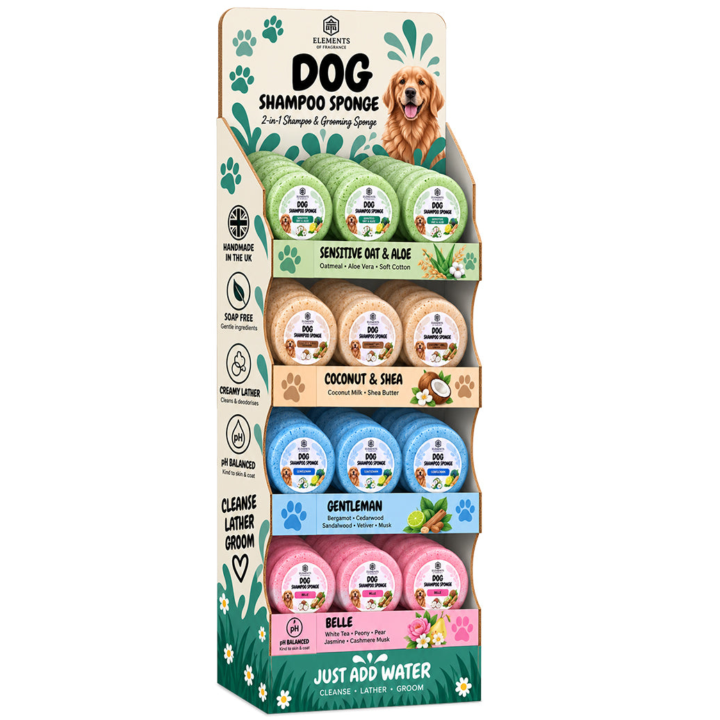 Dog Shampoo Sponge FSDU – 96 Sponges