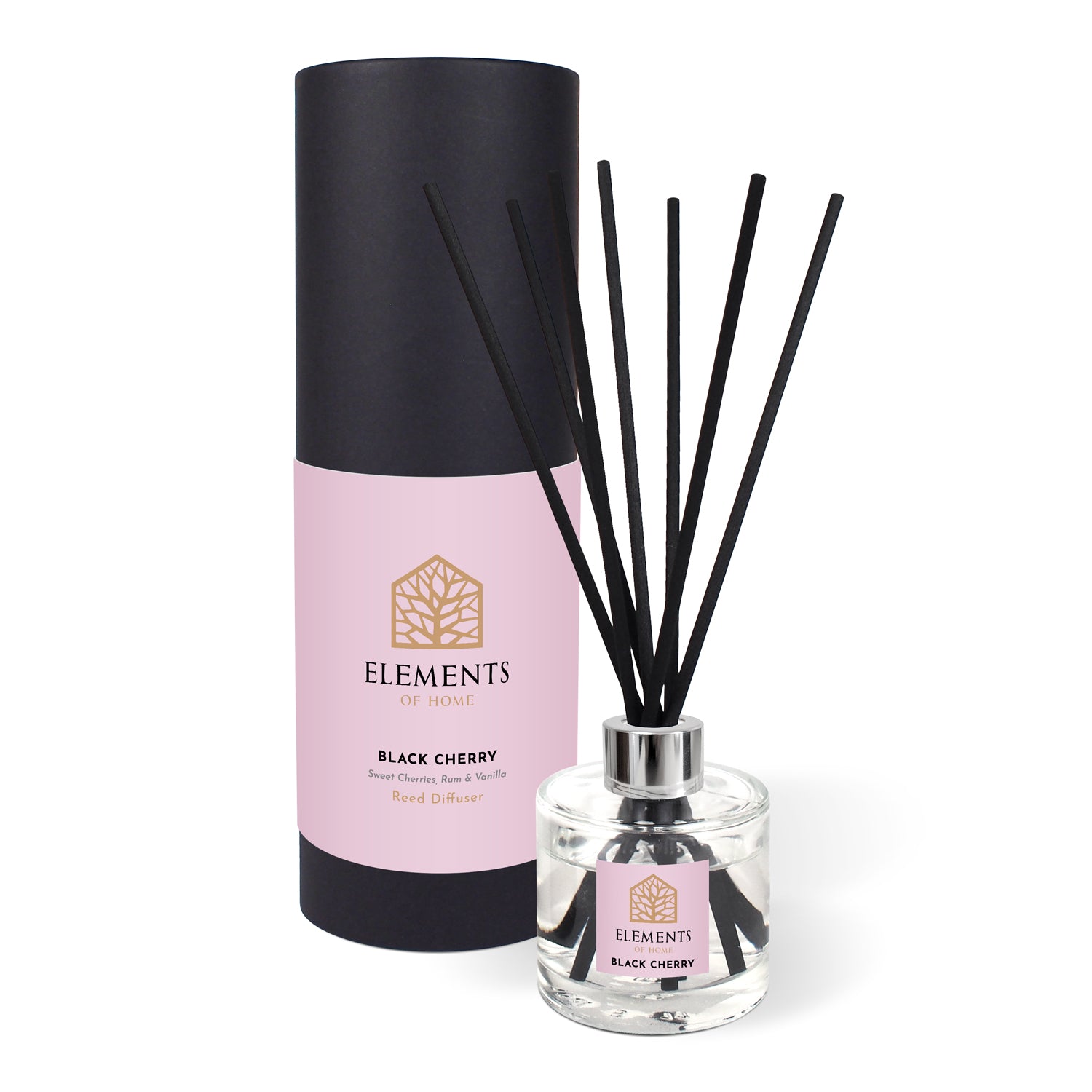 Cherry Scented Reed Diffuser Black Cherry Reed Diffuser | Elements Of Home – Elements of Fragrance
