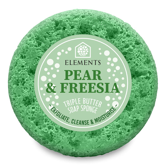 English Pear & Freesia Soap Sponge