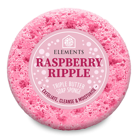 Raspberry Ripple Soap Sponge